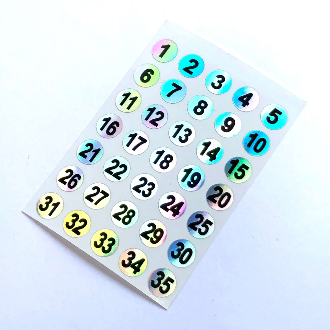 Holo Numerical Numbers